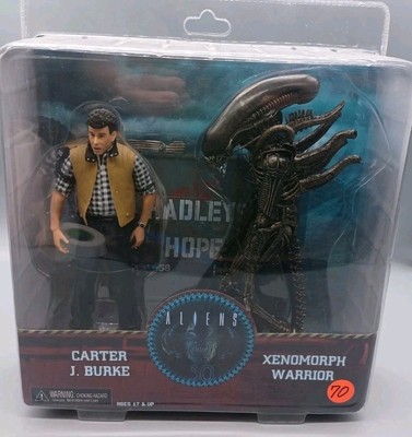 NECA Alien Hadleys Hope Carter J.Burke Xenomorph Warrior 2 Pack 7''