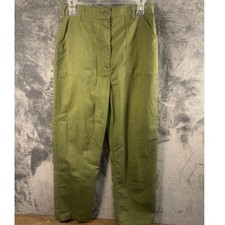 VTG 80s U.S. Military OG-507 Women's Utility Slacks 16xL33 4-6 
