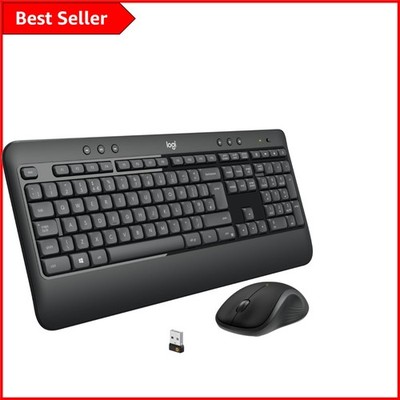 Logitech MK540 Kabellose Tastatur & Maus Combo - 2,4 GHz USB-Empfänger, UK-Layout