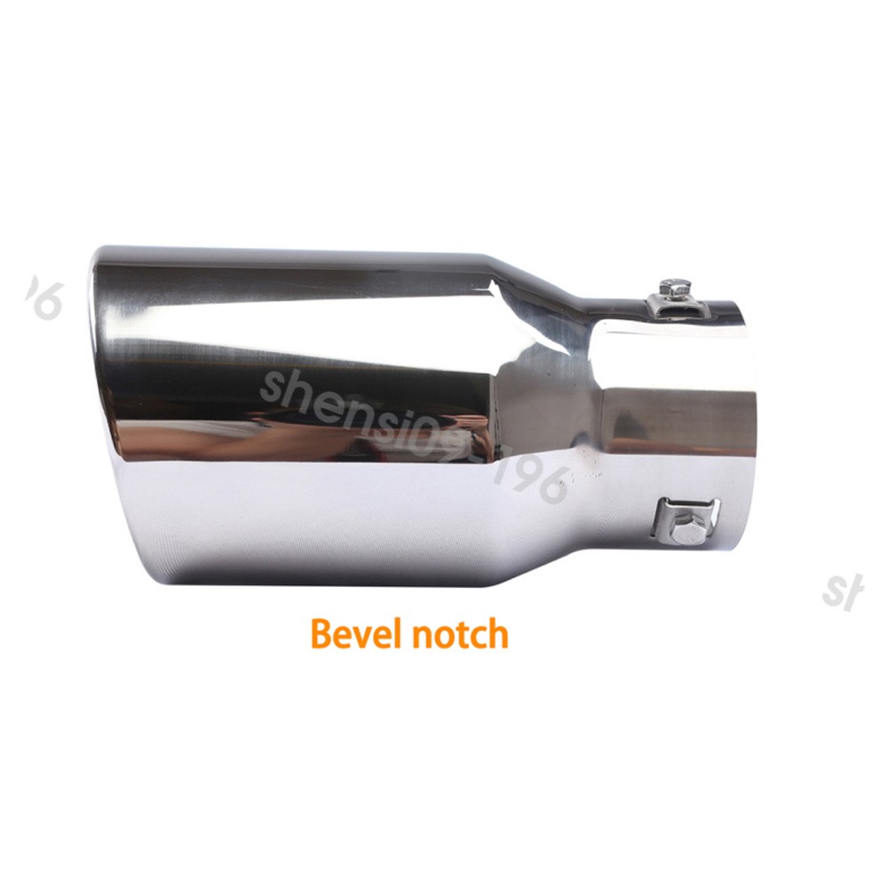 1X Exhaust Pipe Tip Rear Tail Throat Muffler Stainless For Maserati Gran Turismo