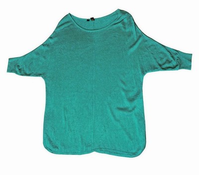BPC Bon Prix Damen Pullover Shirt Türkis Gr. 40/42