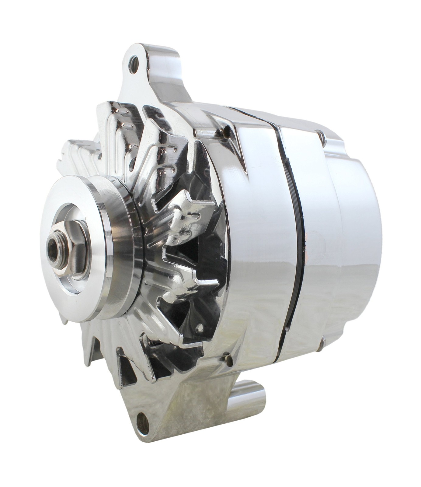 New 140 Amp!! Chrome Alternator for Ford Lincoln Mercury Race Car Application...
