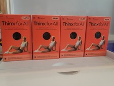 Thinx for All Leakproof Period Underwear Brief Black M/M Medium 1 Pair Lot of 4