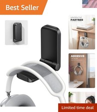 Adhesive Headphone Holder - Magnetic Under Desk Clip for All Headphones