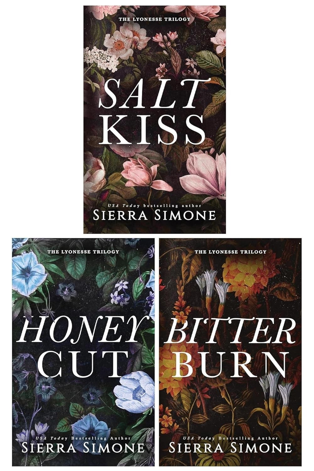 Lyonesse Trilogy 3 Books Collection Set by Sierra Simone Salt Kiss, Honey Cut