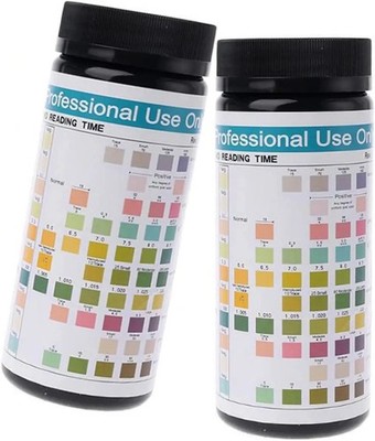 Hot-selling Urine Dipstick 10T Parameter Urinalysis Reagent Test 100 Strips Home