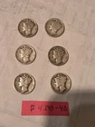 Mercury Dimes Group1917,1919,1930,19371941,1944-all P
