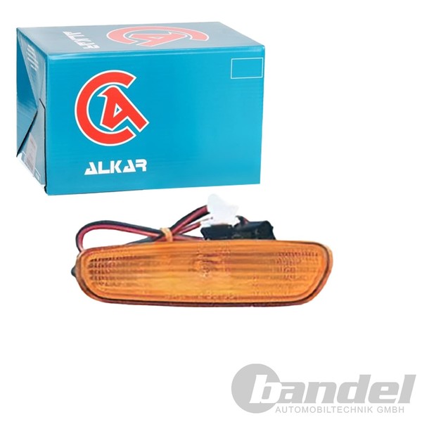 Alkar Blinker Orange Mit LampentrÄGer Vorne Rechts Passend FüR Volvo S40 V40-image