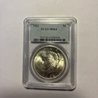 (1) one Peace Silver Dollars $1 PCGS MS64