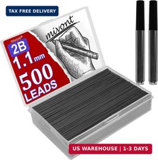 500 Pieces 1.1mm 2B Lead Refills Graphite Mechanical Pencil Lead Break-Resistant