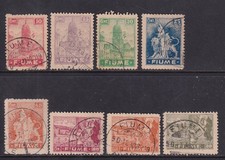 Fiume 1919 Allégories Et Vues Type “A” (N°A35/A48) S. Cpl. SPL. (507/s63)
