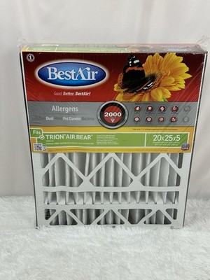 BestAir 20 in. x 25 in. x 5 in. Trion Air Bear FPR 7 Air Cleaner Filter