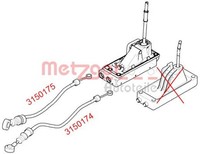 Seilzug Schaltgetriebe Metzger Autoteile 3150174 FüR Mini R53 R50 Cooper One