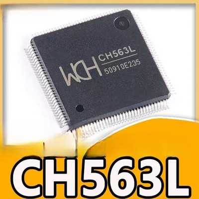 10 PCS CH563L LQFP-128 32-bit RISC CPU microcontroller chips