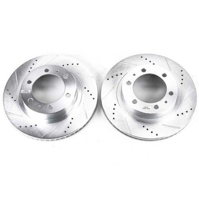 Power Stop Evolution Drilled & Slotted Rotors for Toyota Tacoma & 4Runner