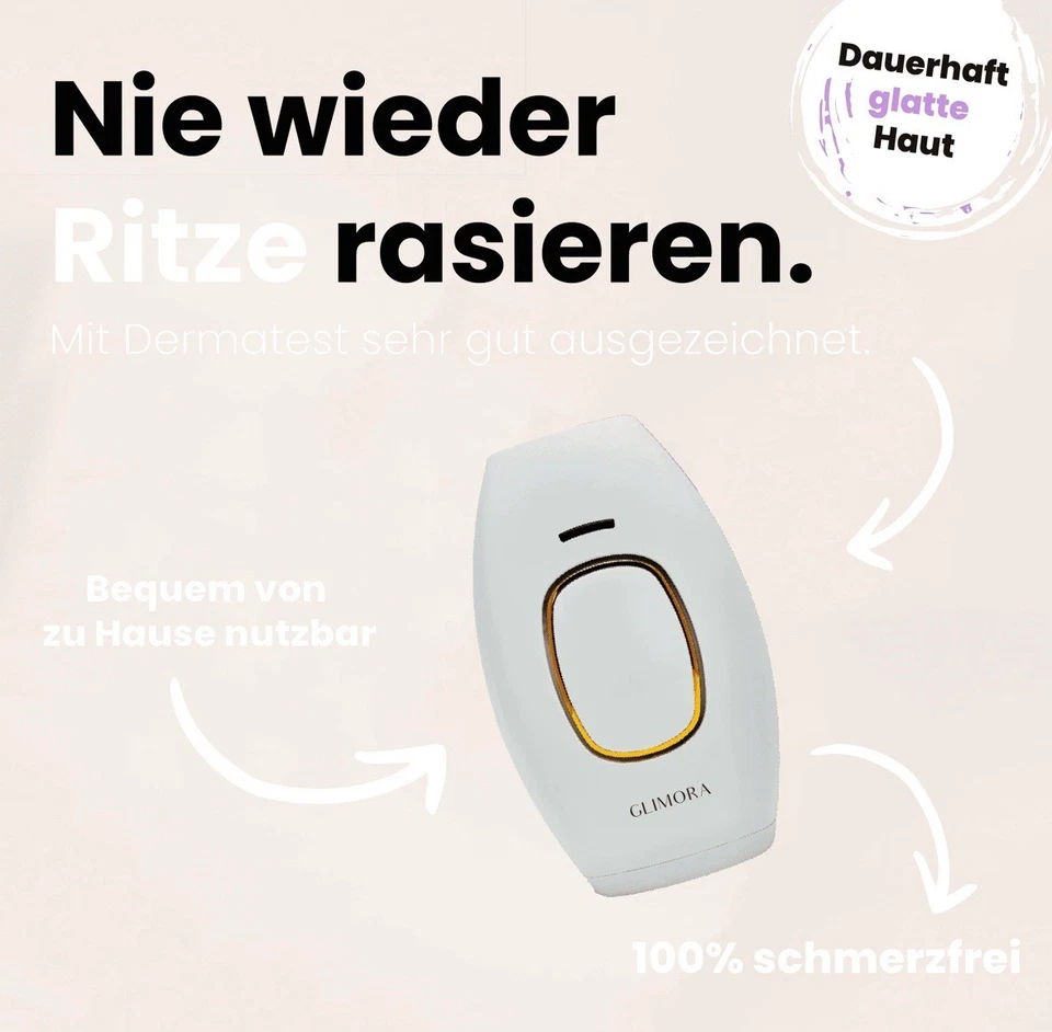 Aurum Professionell IPL Haarentfernung Laser Gerät Lichtimpulse Damen Herren - Bild 3 von 4