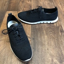 Cole Haan Original Grand Womens 9 B Shoes Stichlite Wingtip Oxfords Black MINTY