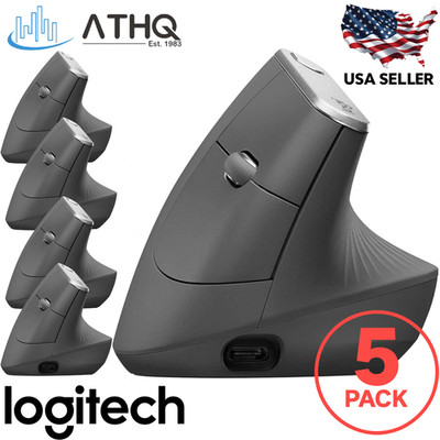 PACK OF 5 Logitech MX Vertical Advanced Ergonomic Wireless Optical Mouse NEW