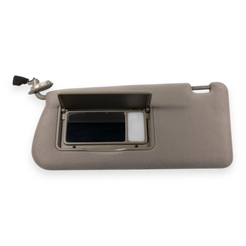 Parasol lado izquierdo del conductor Hyundai XG350 2002-2005 marrón tostado tela iluminada Foto 4 de 4