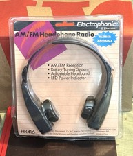 Vintage 1990s Emerson Electrophonics HR416 AM/FM Radio Headphones New