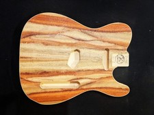 TL Guitar Body, CANDYSTRIPE PADAUK Veneer, MADE IN USA - #1-445 - LIMITED ISSUE