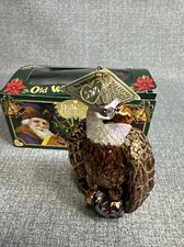 Old World Christmas OWC Bald Eagle Ornament 2001 Merck Family GREAT CONDITION