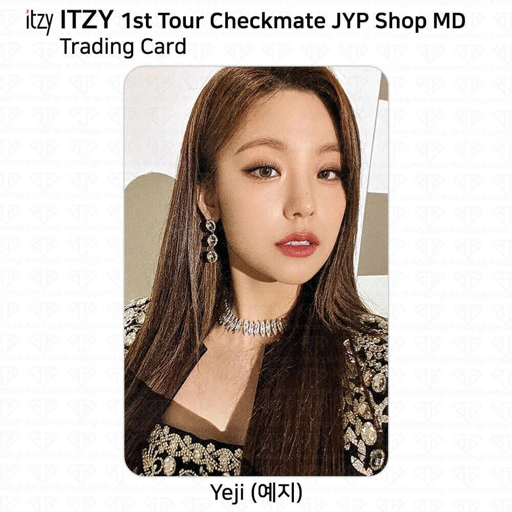 TIEDIC Kpop Yuna Itzy Individual Poster Checkmate Ver.1 Sexy Retro