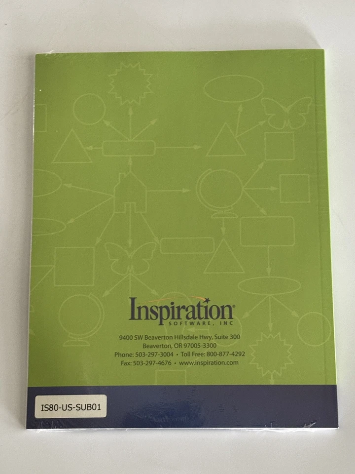 NEW Inspiration 8 (2006) Grades 6-12 CD-ROM Windows/Mac Version 8.0 - Image 2 of 2