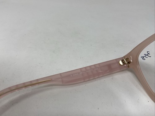 BURBERRY B 2363 3874 53-17-140 LIGHT PINK EYEGLASSES U739 - Picture 5 of 7