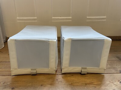 2 x IKEA SKUBB Schuhboxen Aufbewahrung mit Sichtfenster, belüftet, weiß/grau