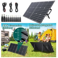 Swarey Faltbares Solarpanel 100W Solarmodul SolarladegeräT Speziell Solarzelle