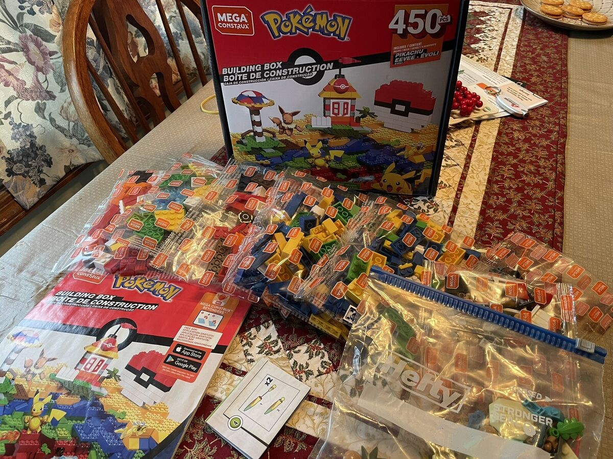 MEGA Pokemon Building Box building set with 450 pieces 