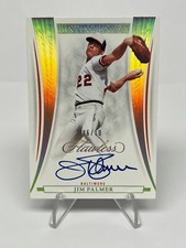 2023 Panini National Treasures Jim Palmer Distinguised Auto /10 #DA-JP Orioles