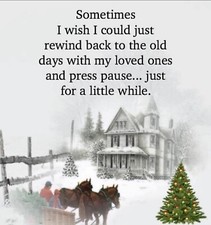 Christmas Wish Memories Of The Past POSTER 24 X 18 INCH Christmas Wall Art