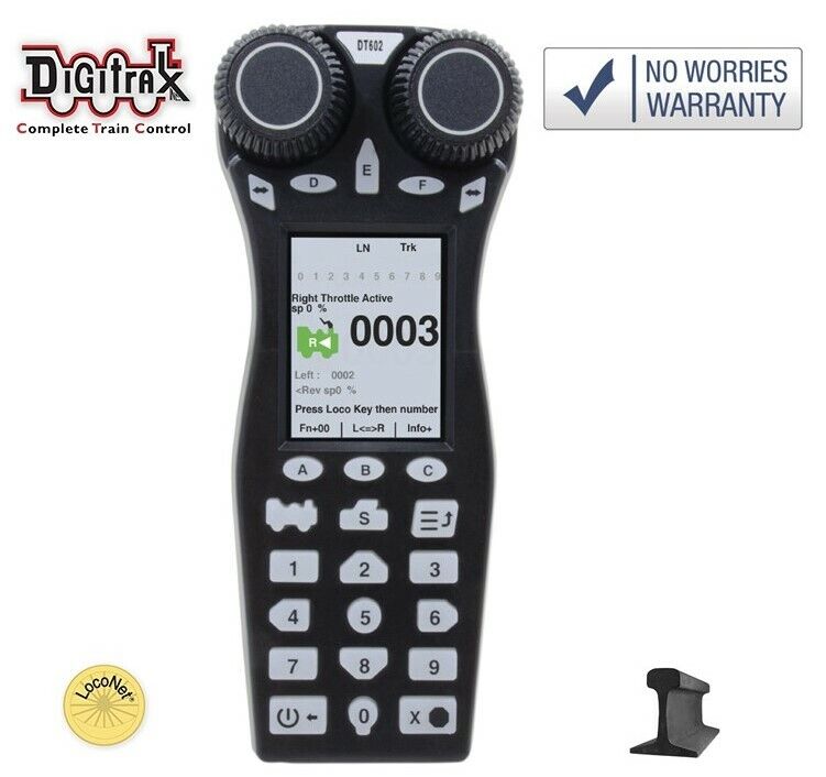 Digitrax DT602 ~ New 2022 ~ Wired Advanced Super Throttle ~ Dual ~ World Edition