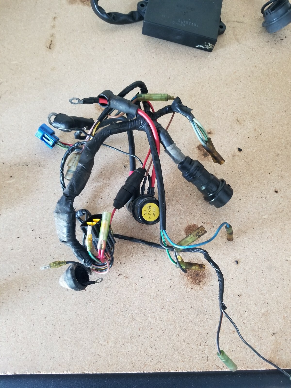 1998 Yamaha 4 Stroke 50 hp Carbureted Engine Wiring Harness eBay