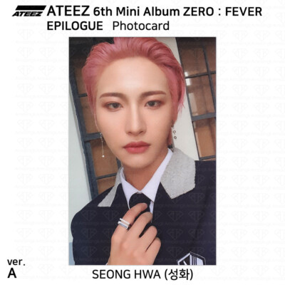 ATEEZ 8th Mini Album Zero Fever Epilogue Official Photocard Ver. A