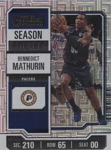 2023-24 Panini Contenders - Bennedict Mathurin #10