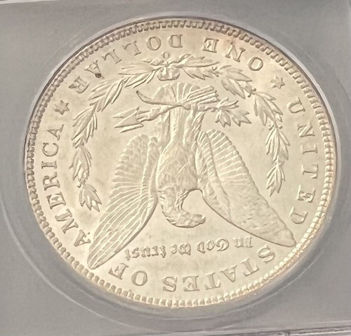 NICELY TONED 1898-O $1 MORGAN SILVER DOLLAR ICG GRADED MS64 - Picture 4 of 4