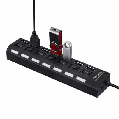 ACTOPP Stazione Di Ricarica 5 Porte Caricatore USB Multi Dispositivi Caricabatterie Veloce Portatile Da Tavolo Organizzatore Di Cavi Dock Station Di Ricarica Per Smartphone E Tablet Bianco - Foto 12