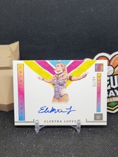 Elektra Lopez 2023 Panini Impeccable WWE Extravagance Auto /75 #EA-EKL Auto(CBR)
