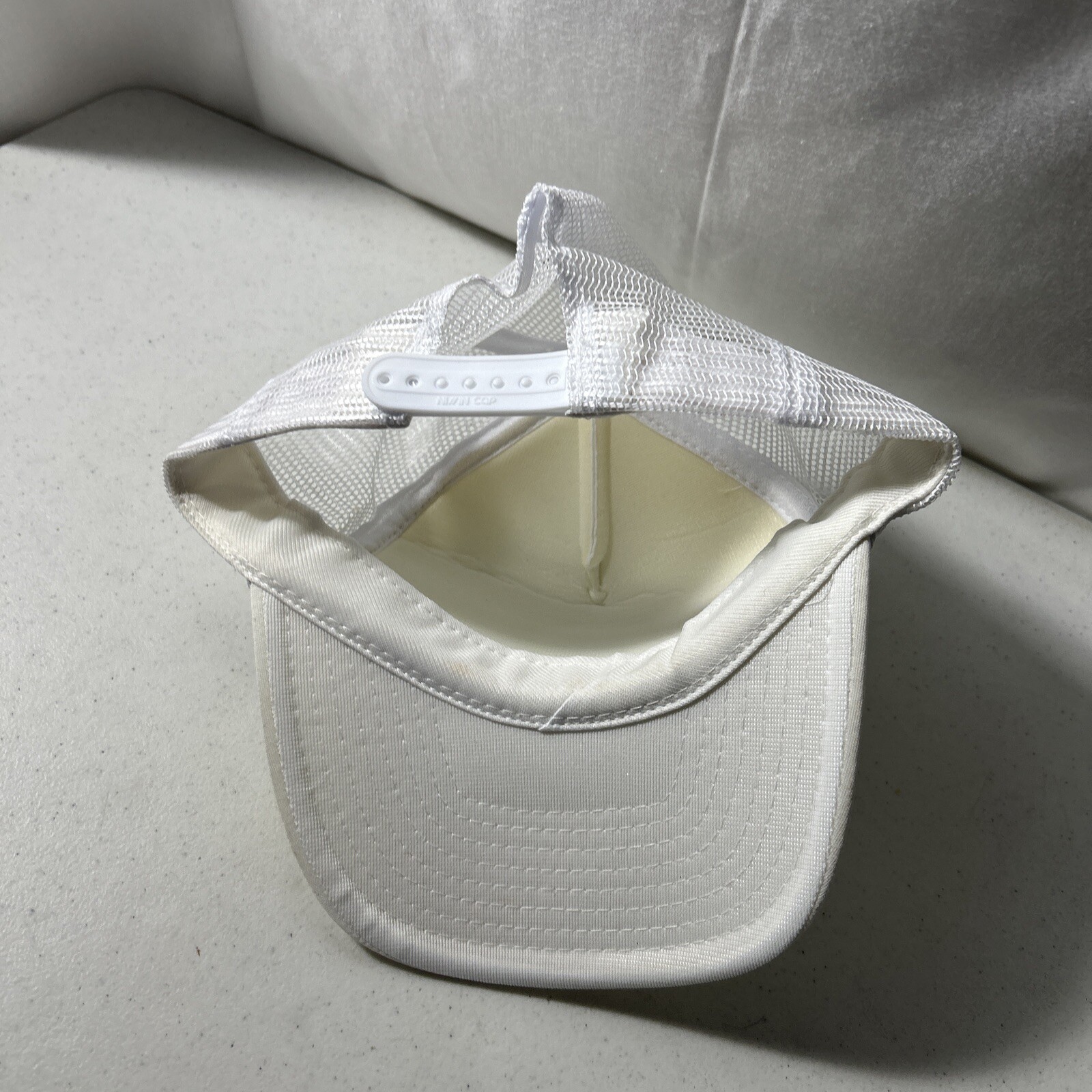 Loyal Nine Cocktails Adjustable Strap Mesh-Back White Hat