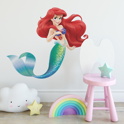 RoomMates RMK2360GM The Little Mermaid Ariel Peel and Stick Giant Wall  Decals