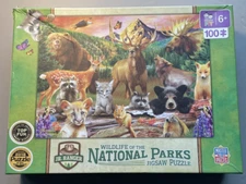 Master Kids Pieces Puzzle Wildlife Of The National Parks 100 Pieces Complete