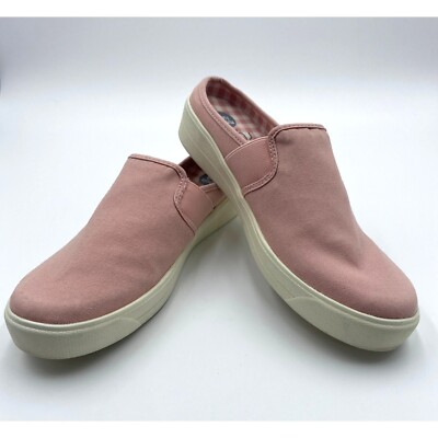 Ryka Valerie Closed Toe Slide Flats Pink Blush Slip on Sneaker