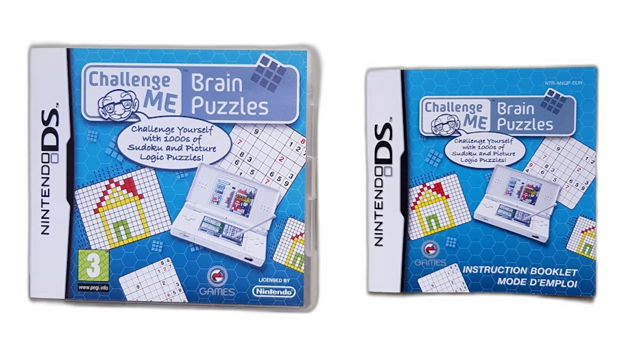 Challenge Me: Brain Puzzles (Nintendo DS, 2008 w/ Manual) - Tested
