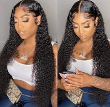 13x4 Hd lace frontal Wig Brazilian Deep Curly 24  180 