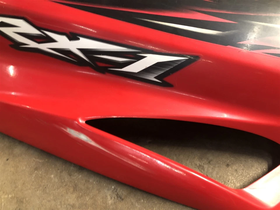 Yamaha RX1 RX10 Warrior Mountain Rage Vector 03 04 05 OEM Red Hood Panel Cowl - Image 4 of 4