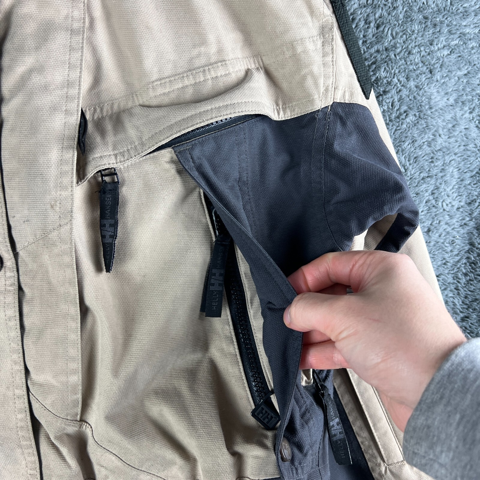 Vintage Helly Hansen Equipe Helly Tech Brown Ski … - image 9