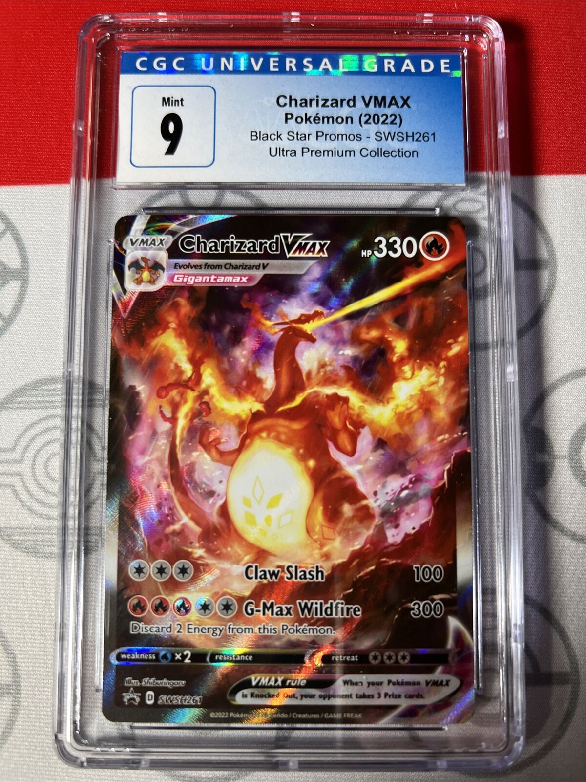  Charizard Vmax SWSH261 - Pokemon Black Star Promo - Alternate  Art Holo - Ultra Premium Collection Exclusive : Toys & Games